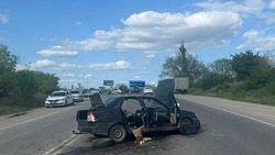 Водитель «Приоры», перевозивший пса, спровоцировал тройное ДТП вблизи Пятигорска