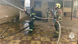 Пожарные устранили пожар в частном доме в Пятигорске