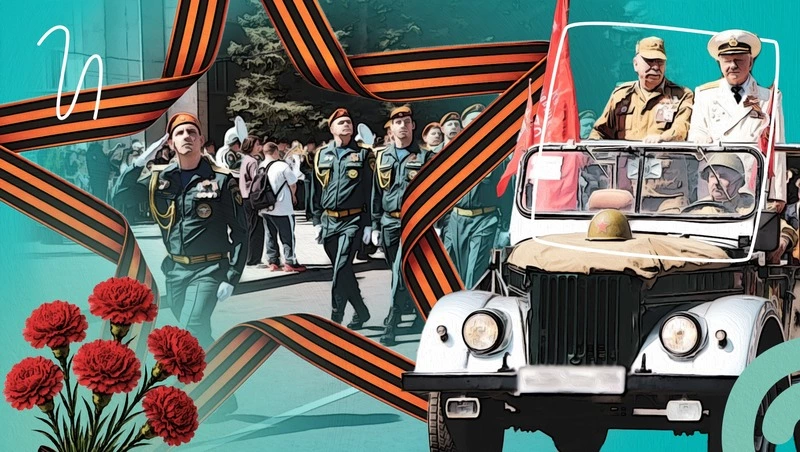 Парад, Бессмертный полк и земля из Берлина: как в Пятигорске отметили 81-ю годовщину Великой Победы