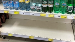 В магазинах Пятигорска закончилась бутилированная негазированная вода
