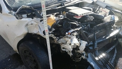 Два авто столкнулись в Пятигорске, пострадали два человека