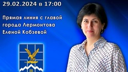 Прямой эфир с главой Лермонтова пройдёт 29 февраля