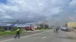 Шесть человек пострадали при пожаре на газовой заправке в Пятигорске