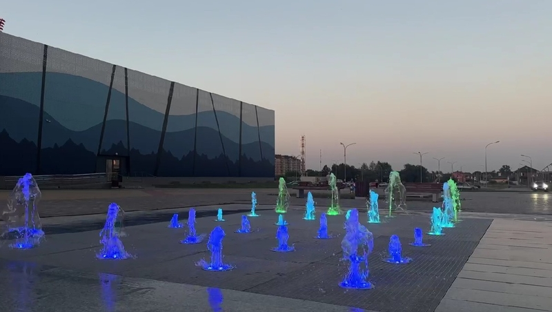 Фонтан у музея «Россия — моя история» запустили в Пятигорске