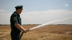 Хозпостройки и трава горели в Пятигорске 1 сентября  