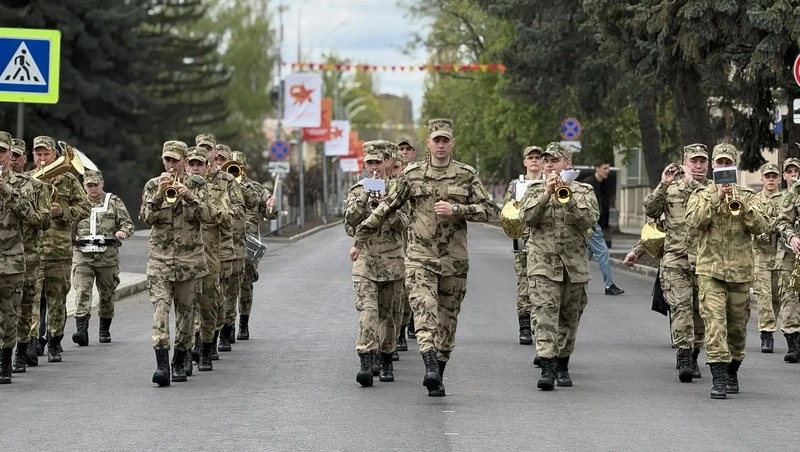 Репетиция Парада Победы прошла в Пятигорске