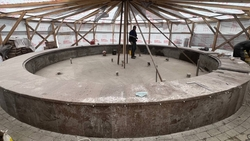 Фонтан в сквере Анджиевского в Пятигорске обновляют при помощи курортного сбора