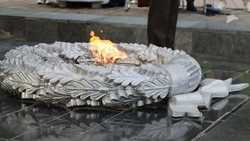Глава Ставрополья принял участие в зажжении Вечного огня в Пятигорске