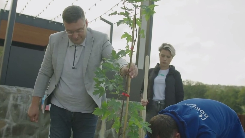 День воссоединения ДНР, ЛНР, Запорожской и Херсонской областей отметили озеленением Центра знаний «Машук»