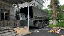 Cтройматериалы для военного госпиталя в зоне СВО направили из Лермонтова