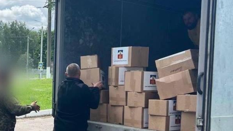 Команда штаба поддержки военных из Пятигорска передала очередную партию посылок