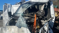 Грузовик и «Газель» столкнулись рядом с Пятигорском — погиб один человек