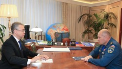 Губернатор Ставрополья Владимир Владимиров провел встречу с главой МЧС России 