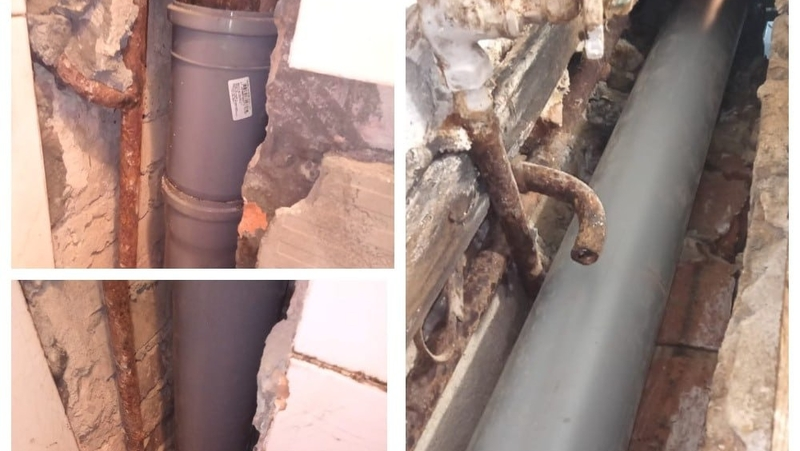 Управляющая компания заменила систему водоотведения в доме Пятигорска 