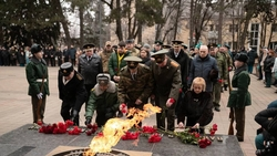 Память Защитников Отечества почтили в Пятигорске 23 февраля