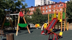 Новая детская площадка открылась в Лермонтове