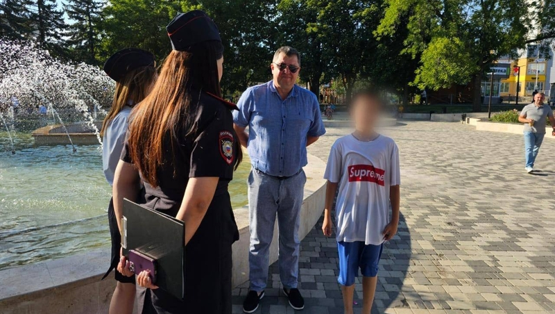 Протоколы за купание в фонтане «Подкова» составили полицейские Пятигорска