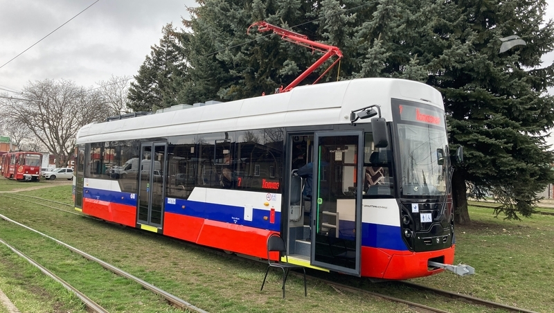 В Пятигорске запустили ещё четыре современных трамвая