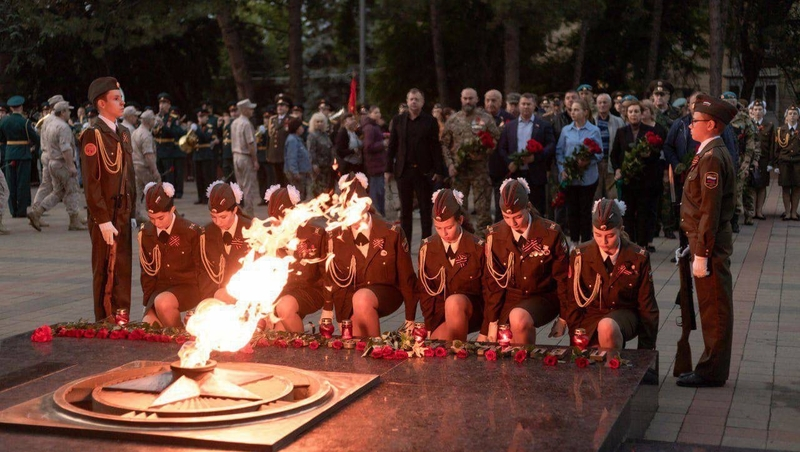 Память жертв Великой Отечественной войны почтили в Пятигорске