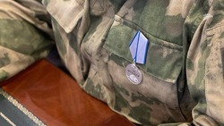 Медаль «За отвагу» вручили пятигорскому казаку по указу Путина