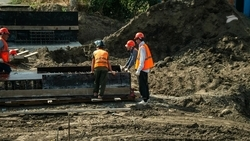 Новые опорные конструкции устанавливают на мосту через Подкумок в Пятигорске