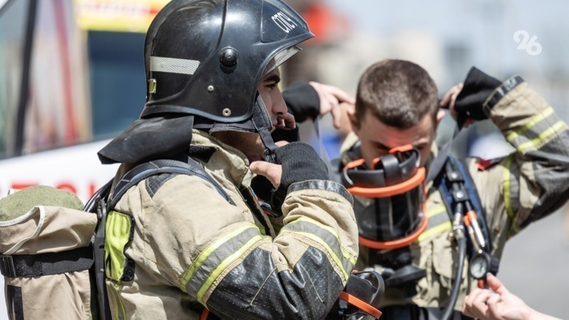 Дом сгорел в Пятигорске из-за газовой плиты