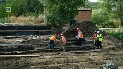 17 свай установили для моста через реку Подкумок в Пятигорске 